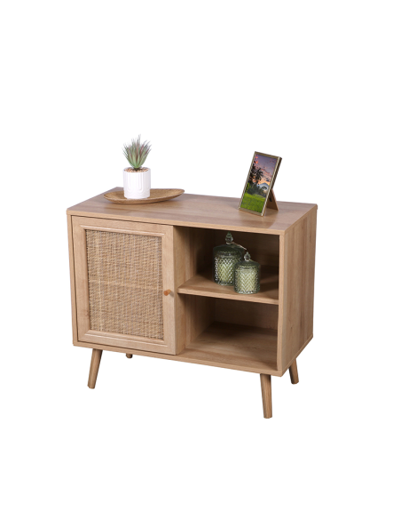 Commode Avec 1 Porte Bali Marron Atmosphera