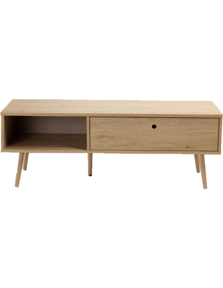 Meuble TV Avec 1 Tiroir Osaka Beige Atmosphera