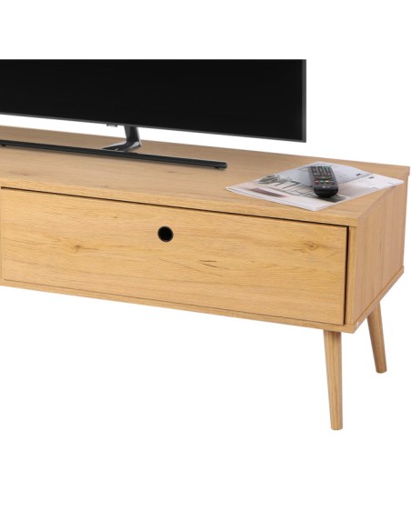 Meuble TV Avec 1 Tiroir Osaka Beige Atmosphera
