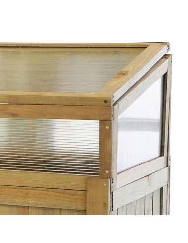 Mon Jardin Carre Potager Avec Serre En Bois Five