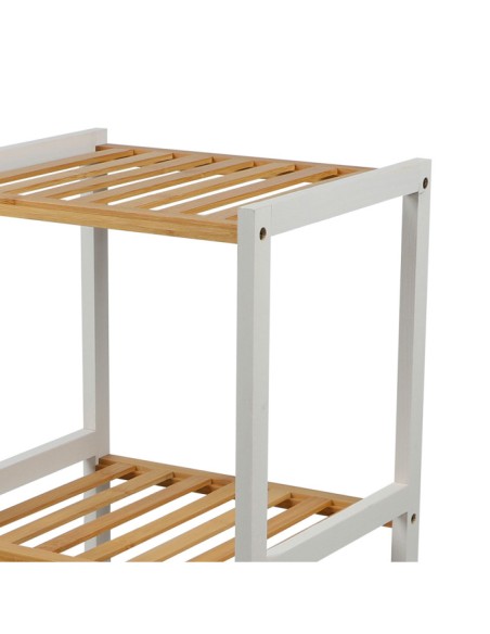 Étagère Pour Salle De Bains 3 Niveaux En Bambou Five