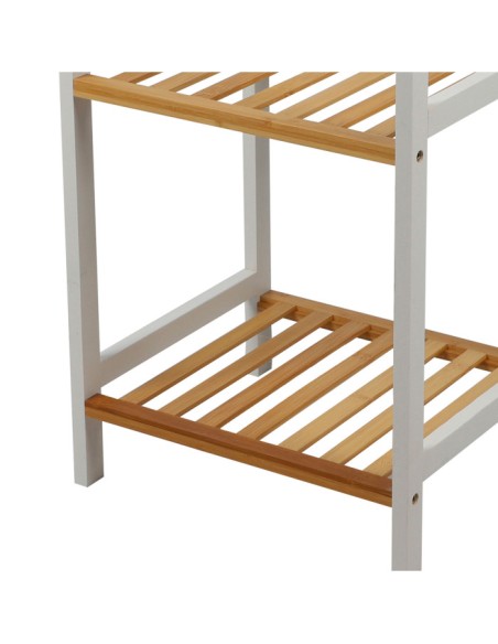 Étagère Pour Salle De Bains 3 Niveaux En Bambou Five