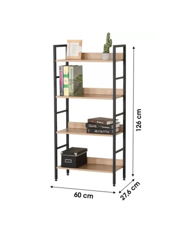 Étagère 4 Niveaux Colorado Noir Five