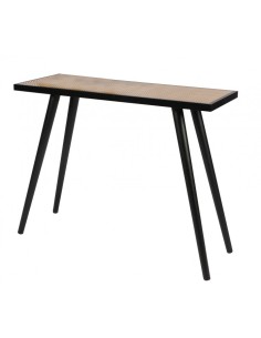 Console Décoré En Bois Motif Chevron Chelsea Atmosphera