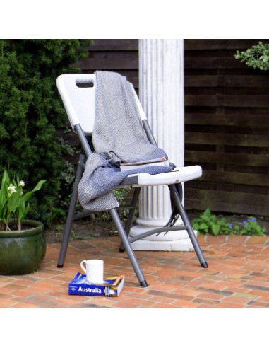 Lot De 2 Chaises Pliables De Réception Gris Five