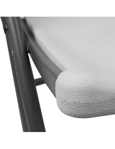 Lot De 2 Chaises Pliables De Réception Gris Five