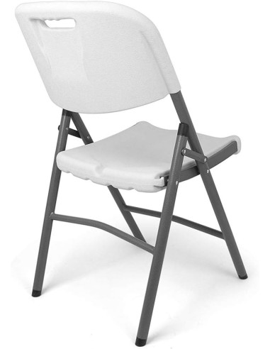 Lot De 2 Chaises Pliables De Réception Gris Five