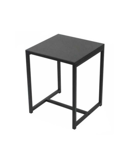 Table D'appoint En Métal Madison Noire Five