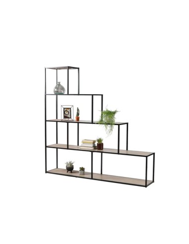 Bibliothèque 5 Niveaux Design Colorado Noir Five