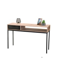 Console En Bois Avec Grillage Industriel Soho Noire Atmosphera 2