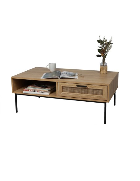 Table Basse Avec 1 Tiroir Romy Marron Five