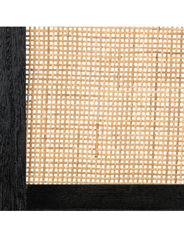 Paravent Cannage Sana Noir Atmosphera