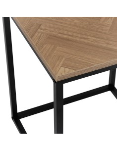 Bout De Canapé Chevrons Effet En Bois Five 2