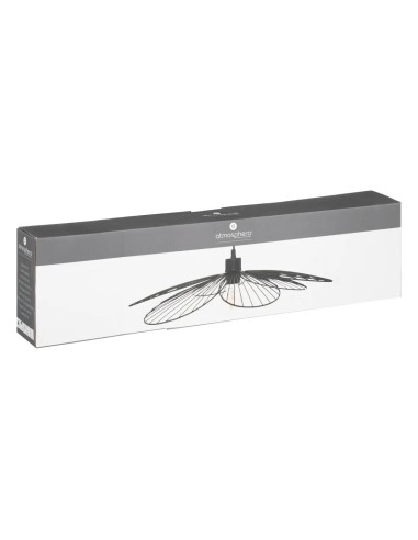 Suspension En Métal Fleur D57 Noir Atmosphera