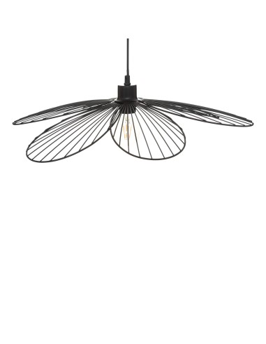 Suspension En Métal Fleur D57 Noir Atmosphera