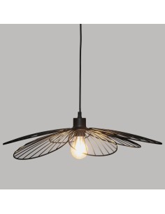 Suspension En Métal Fleur D57 Noir Atmosphera 2