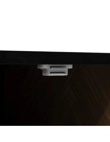 Meuble TV Chevrons Noir Five