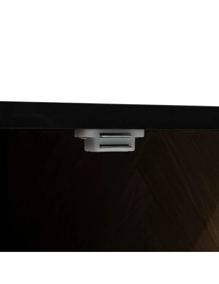 Meuble TV Chevrons Noir Five