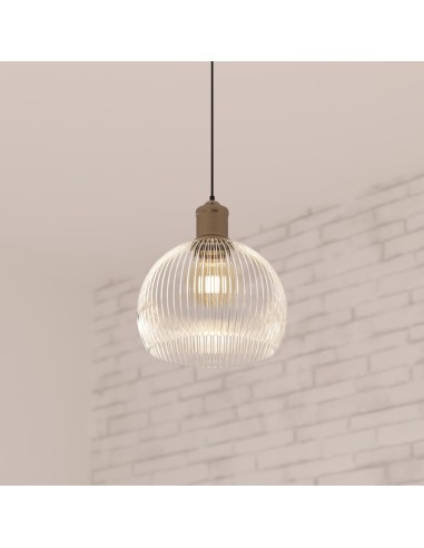 Suspension Laye En Verre D20 Transparent Atmosphera