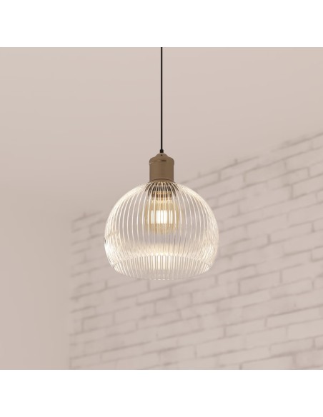 Suspension Laye En Verre D20 Transparent Atmosphera