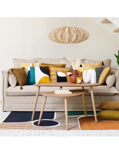 Suspension Tery En Papier D57 Beige Atmosphera