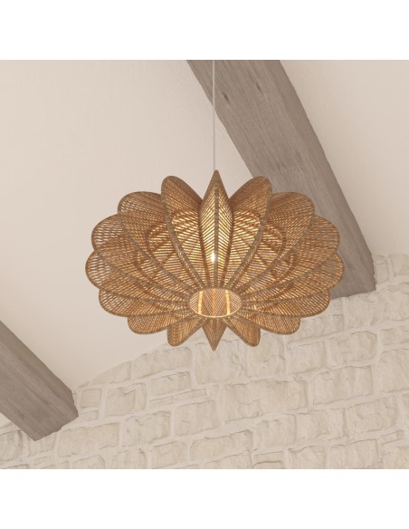 Suspension Tery En Papier D57 Beige Atmosphera