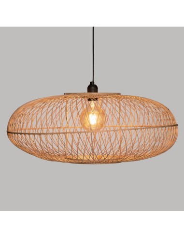 Suspension En Bambou Loren D60 Naturel Atmosphera