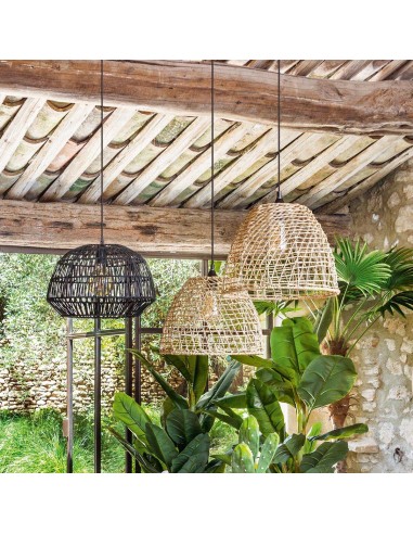 Suspension cône Jada D35 jonc Beige Atmosphera