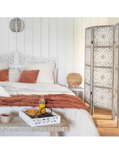 Paravent Etnik Blanchi Atmosphera