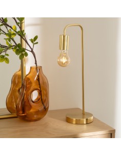 Lampe à poser Droite Keli H45 Doré Atmosphera 2