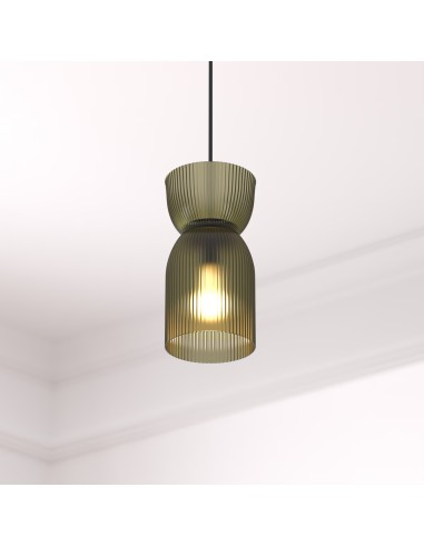 Suspension Ancel D14 En Verre Vert Atmosphera