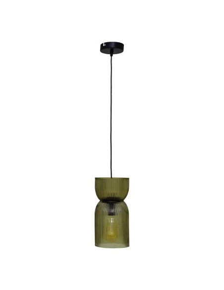 Suspension Ancel D14 En Verre Vert Atmosphera