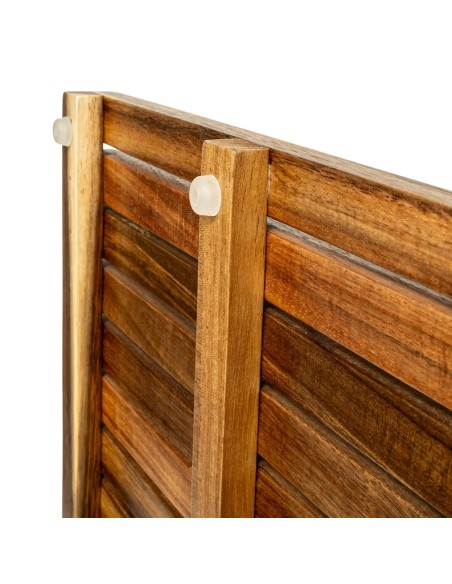 Caillebotis En Bois D'acacia 53x36 Marron Five