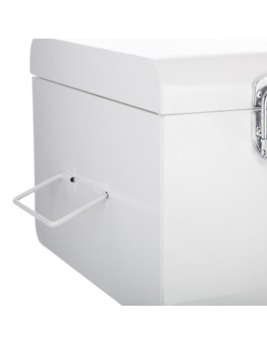 Lot de 2 cantines en métal Blanc Atmosphera For Kids