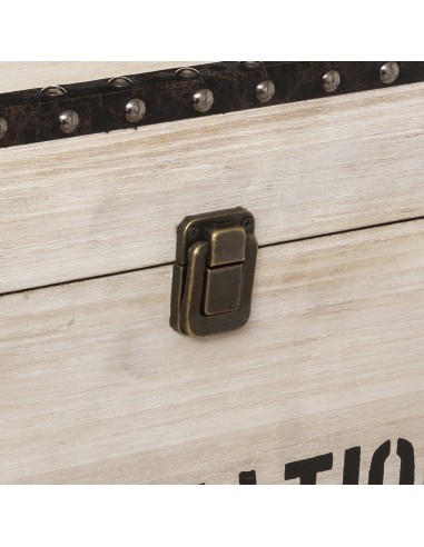 Lot De 3 Malles Alberto Beige Atmosphera