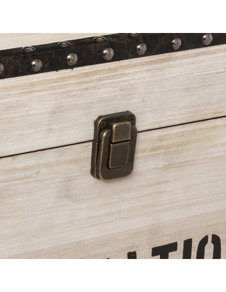 Lot De 3 Malles Alberto Beige Atmosphera