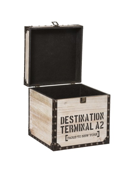 Lot De 3 Malles Alberto Beige Atmosphera