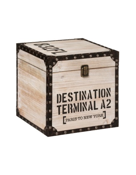 Lot De 3 Malles Alberto Beige Atmosphera