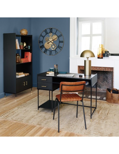 Lampe Cylindre Champi H50 Doré Atmosphera