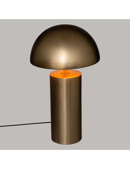 Lampe Cylindre Champi H50 Doré Atmosphera