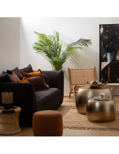 Lot de 2 tables basses Issam Doré Atmosphera