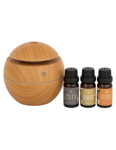 Coffret Diffuseur Et Avec 3 Senteurs Giro Marron Atmosphera