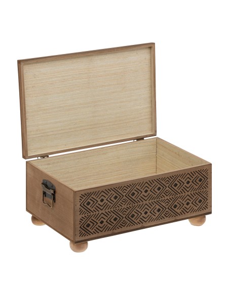 Lot de 2 malles Exotic panama Marron Atmosphera