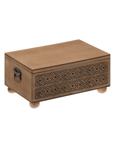 Lot de 2 malles Exotic panama Marron Atmosphera