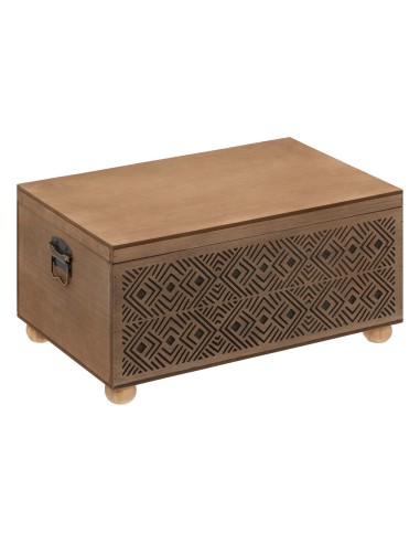 Lot de 2 malles Exotic panama Marron Atmosphera