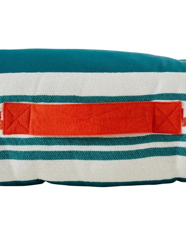 Coussin De Sol Palette Yucatan 120x80 Bleu Canard Atmosphera