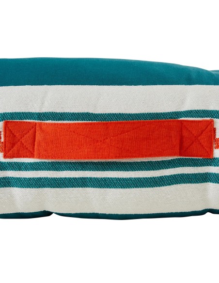 Coussin De Sol Palette Yucatan 120x80 Bleu Canard Atmosphera