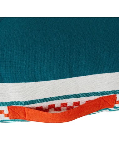 Coussin De Sol Palette Yucatan 120x80 Bleu Canard Atmosphera