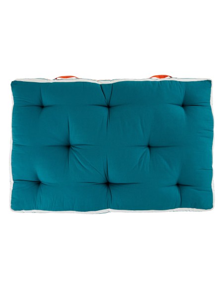 Coussin De Sol Palette Yucatan 120x80 Bleu Canard Atmosphera