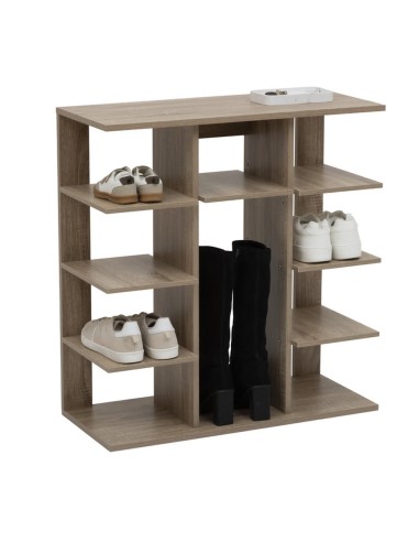 Range-chaussures Moduly 3 niveaux En Bambou Beige Five